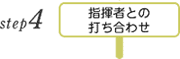 コンサート指揮者との打ち合わせ